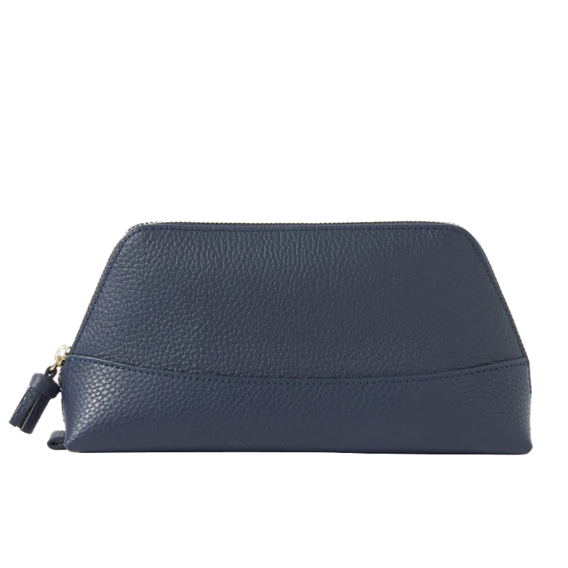 Neely & Chloe No. 16 Small Pebble Cosmetic Case, Navy