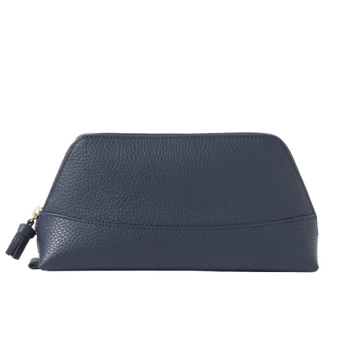 Neely & Chloe No. 16 Small Pebble Cosmetic Case, Navy