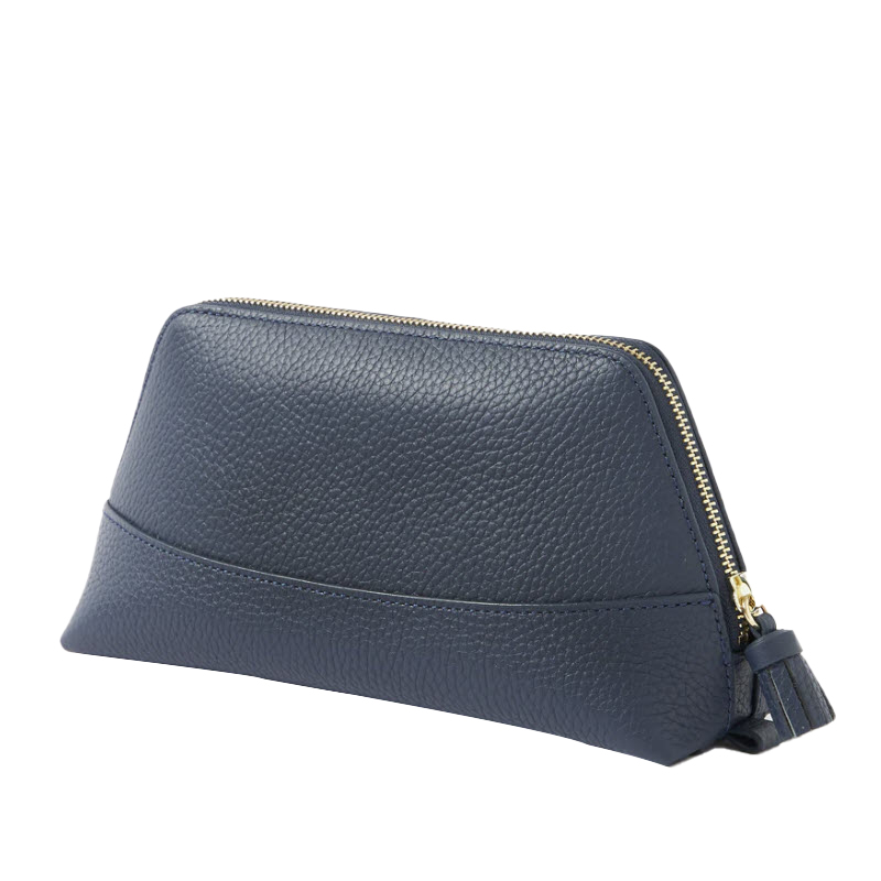 Neely & Chloe No. 16 Small Pebble Cosmetic Case, Navy