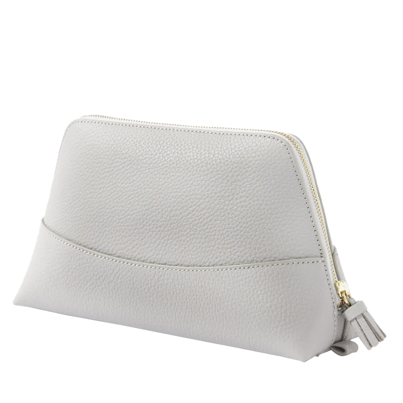Neely & Chloe No. 17 Large Pebble Cosmetic Case, Grey