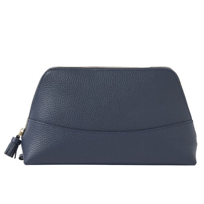 Neely & Chloe No. 17 Large Pebble Cosmetic Case, Navy