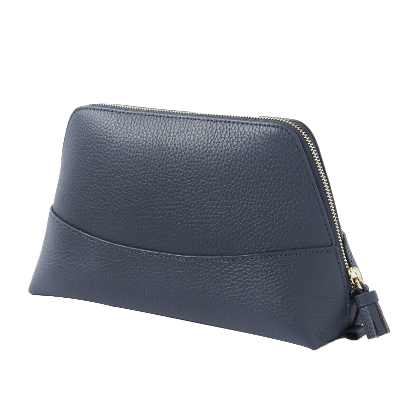 Neely & Chloe No. 17 Large Pebble Cosmetic Case, Navy