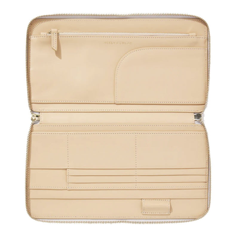 Neely & Chloe No. 29 Travel Wallet, Light Grey