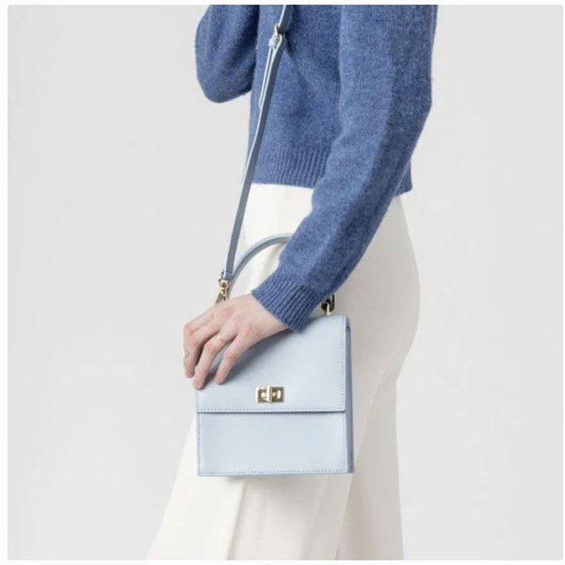Neely & Chloe No. 19 Mini Lady Bag, Light Blue