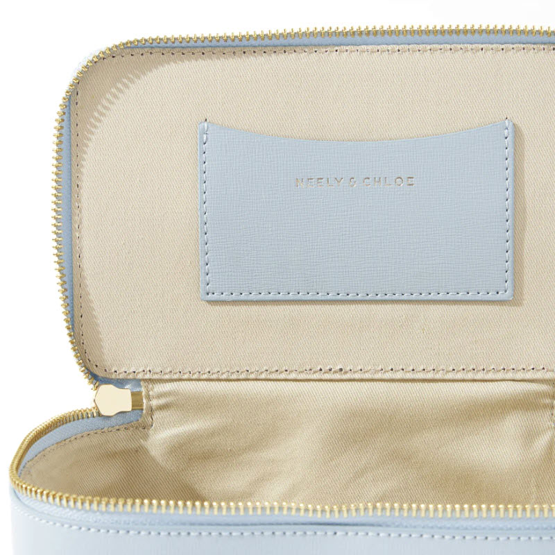 Neely & Chloe No. 40 Small Vanity Case, Light Blue