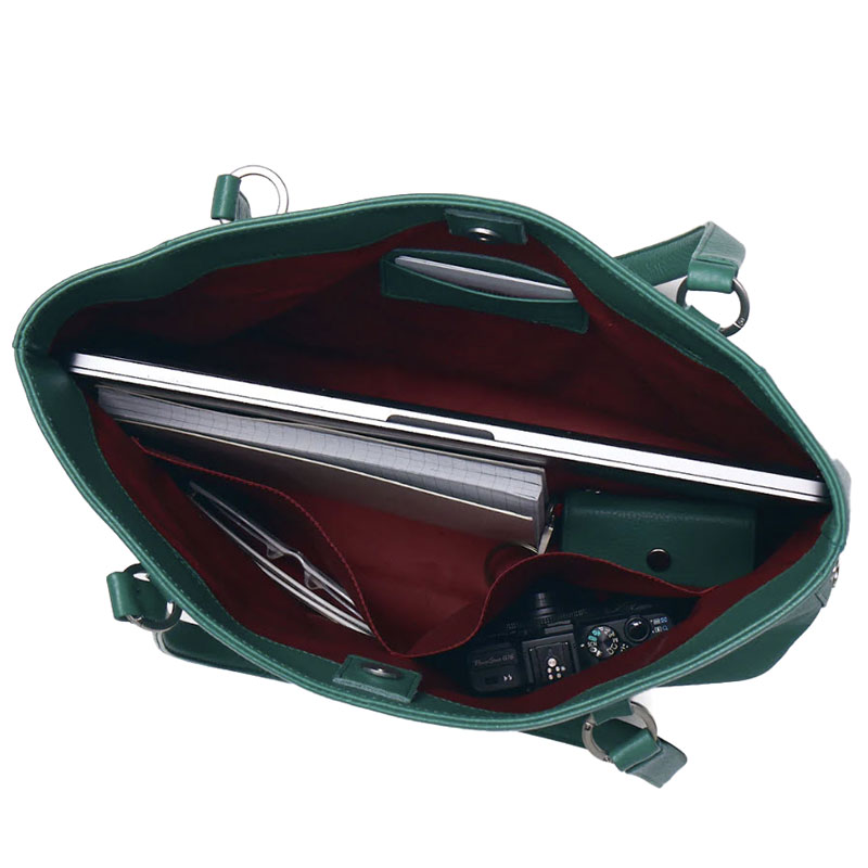 Hammitt Andersen Tote, Limited Edition Verdant Green and Brushed Silver Tone Hardware