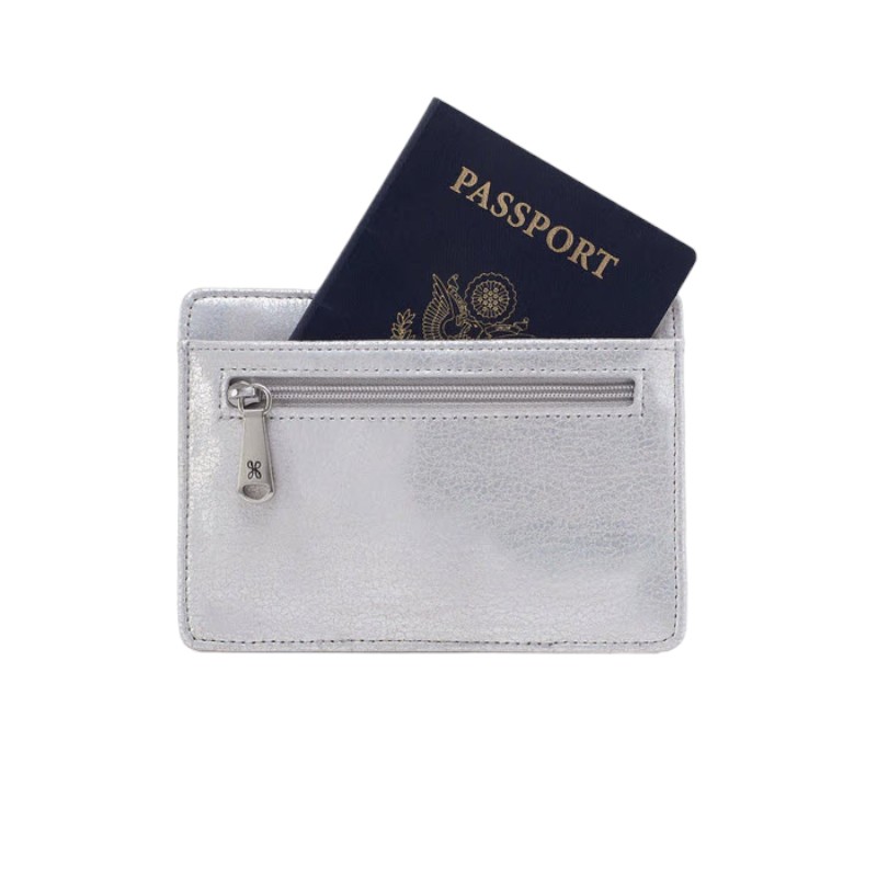 HOBO Euro Slide Card Case, Silver