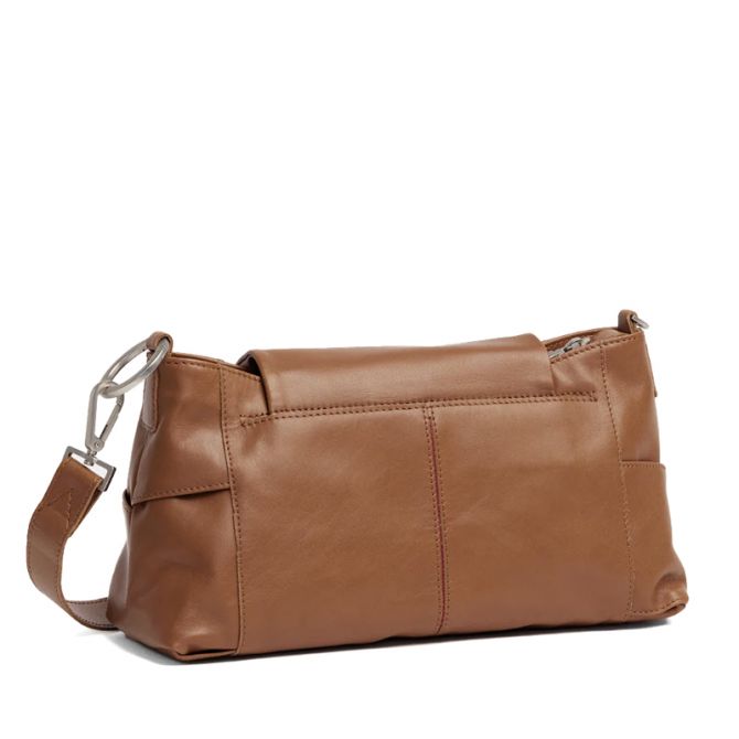 Hammitt VIP Satchel Shoulder Bag, Caffe Tan and Brushed Silver