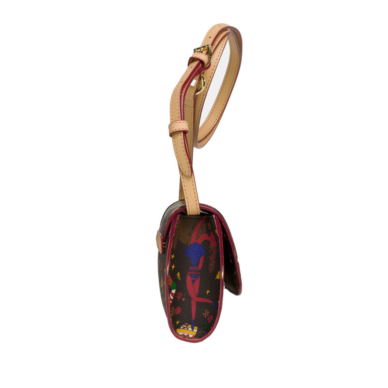 Piero Guidi Tracollina Magic Circus Crossbody, Brown
