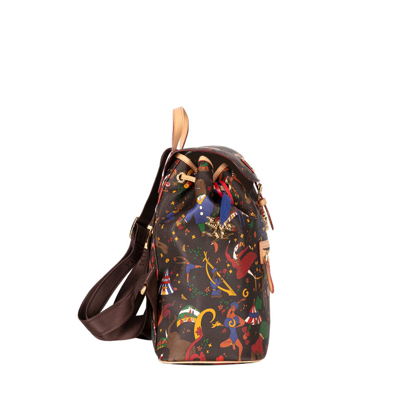 Piero Guidi Roma Zaino Magic Circus Backpack, Brown