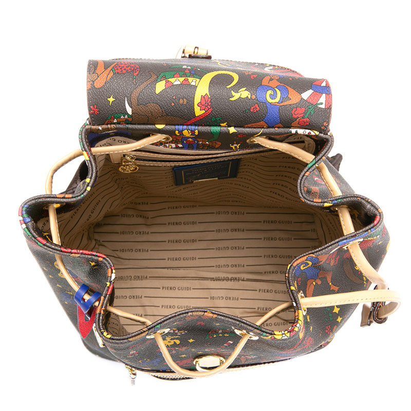 Piero Guidi Roma Zaino Magic Circus Backpack, Brown