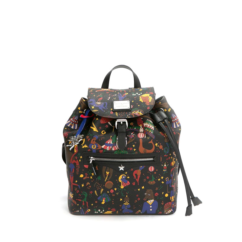 Piero Guidi Roma Zaino Magic Circus Backpack, Black