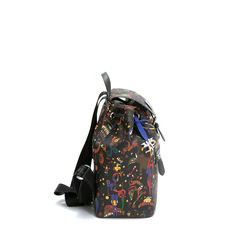 Piero Guidi Roma Zaino Magic Circus Backpack, Black
