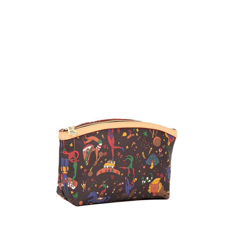 Piero Guidi Magic Circus Cosmetic Case, Brown