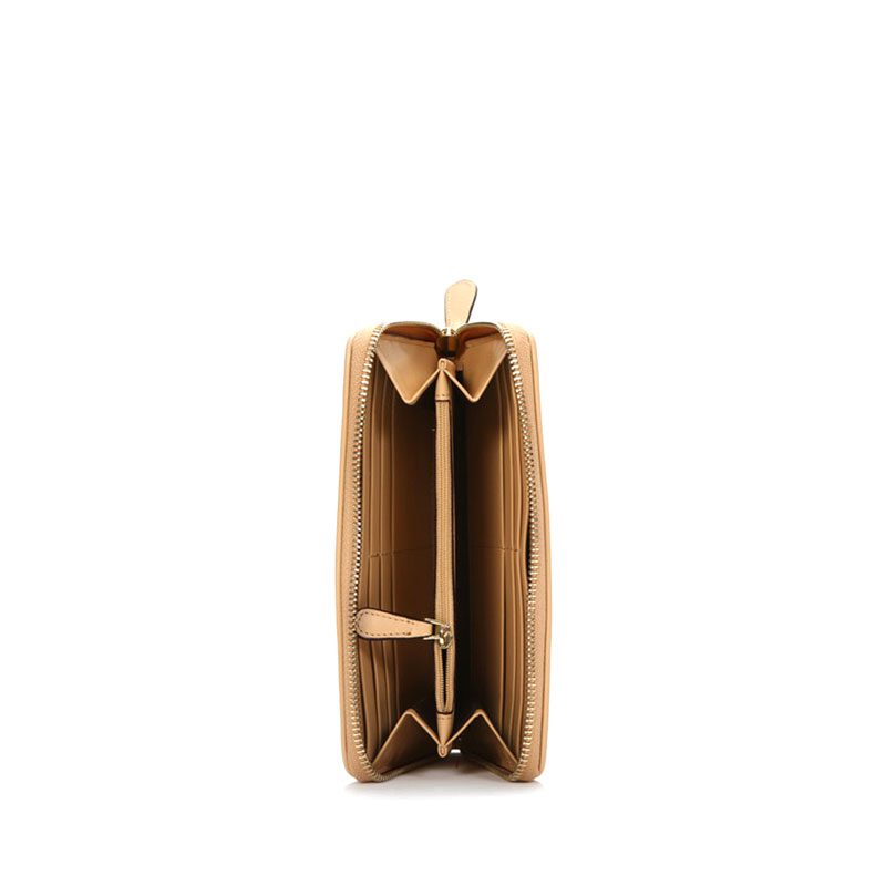 Piero Guidi Magic Circus Long Zip Around Wallet, Brown