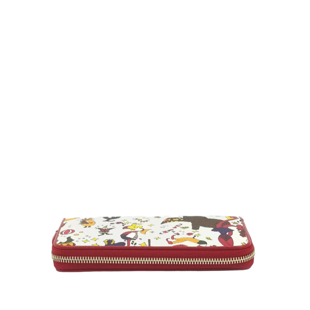 Piero Guidi Portafoglio Donna Zip Around Wallet, White