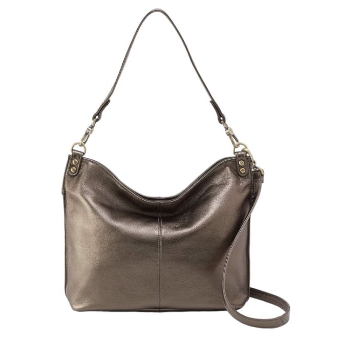 HOBO Pier Shoulder Bag, Pewter