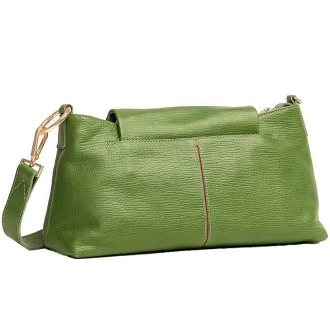 Hammitt VIP Satchel Shoulder Bag, Palm Green and Brushed Gold
