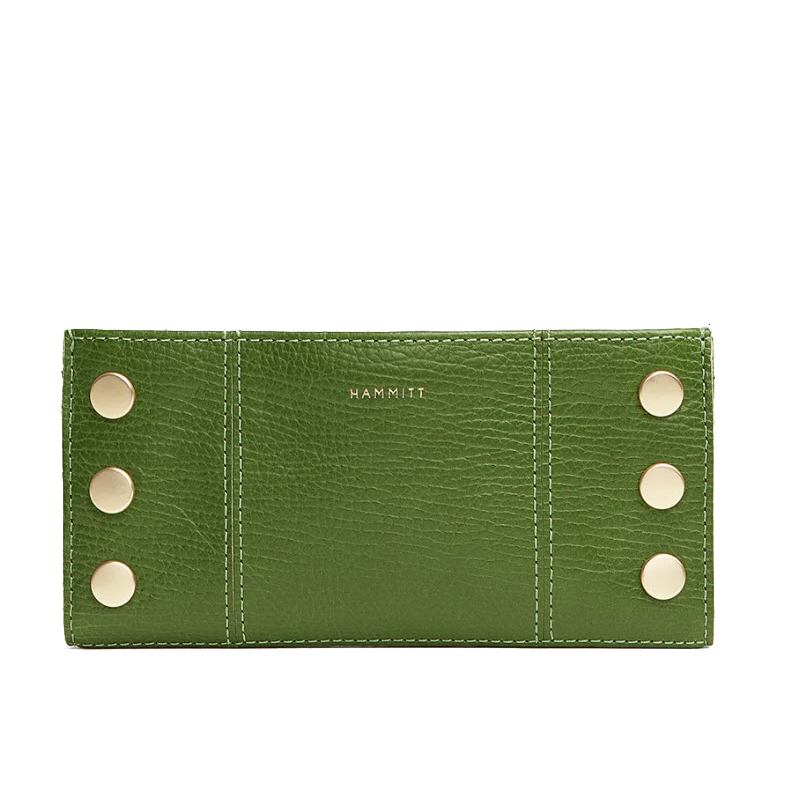 Hammitt 110 North Wallet, Palm Green and Brushed Gold Hardware