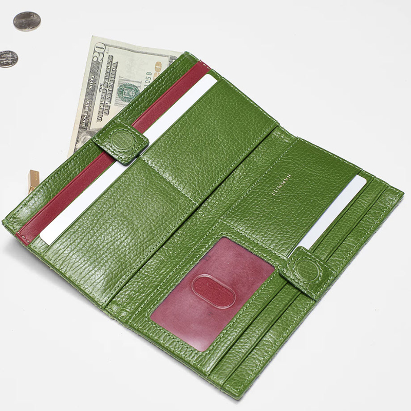 Hammitt 110 North Wallet, Palm Green and Brushed Gold Hardware