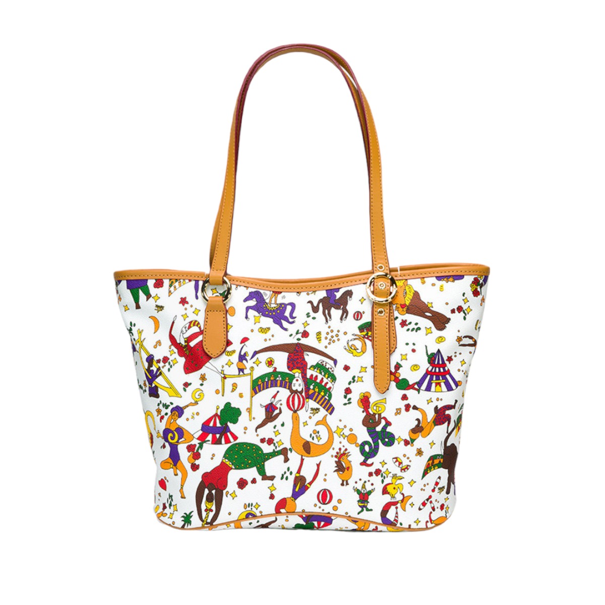 Piero Guidi Large Tote Shopping Bag, White
