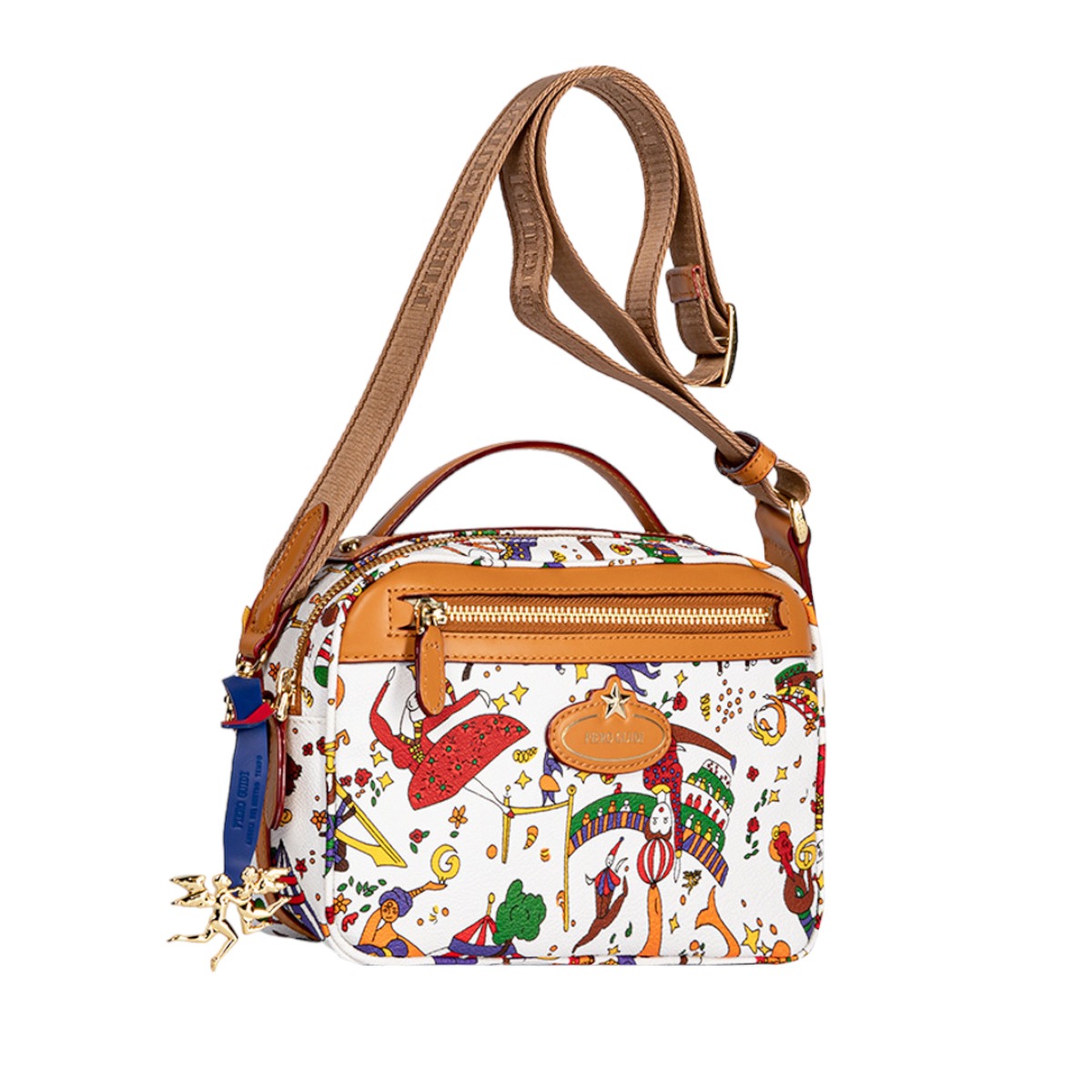 Piero Guidi Rossella Magic Circus Sling Bag, White