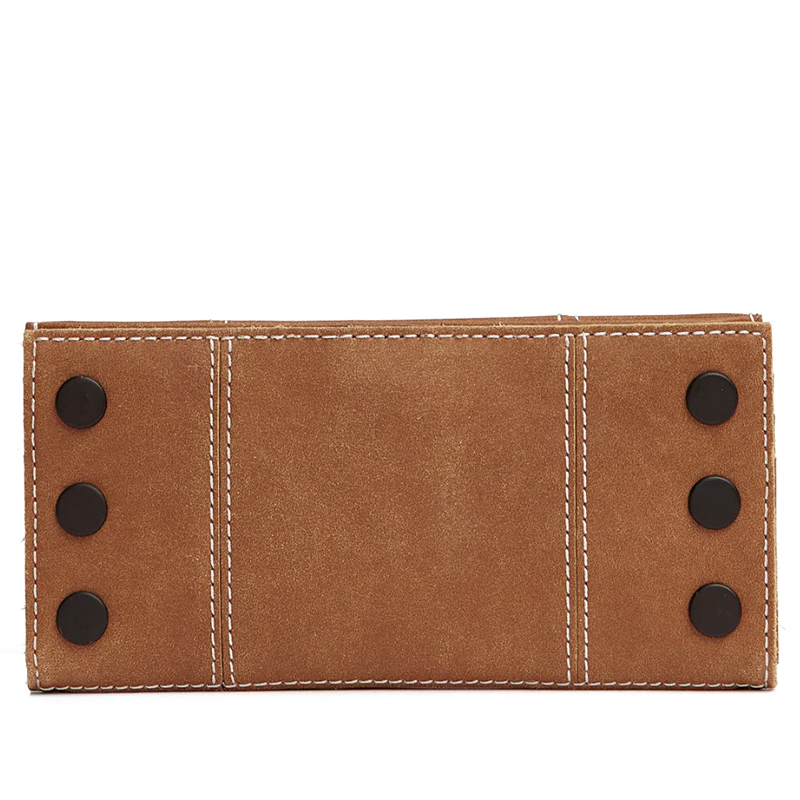 Hammitt 110 North Wallet, Saddle Brown and Bronze Hardware