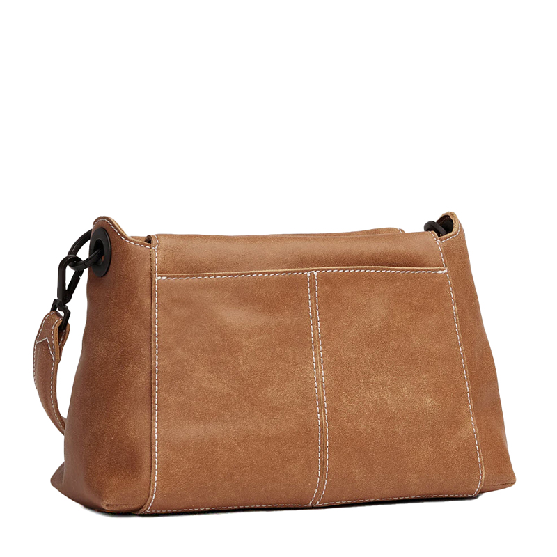 Hammitt Bryant Medium Bag, Saddle Brown and Bronze Hardware