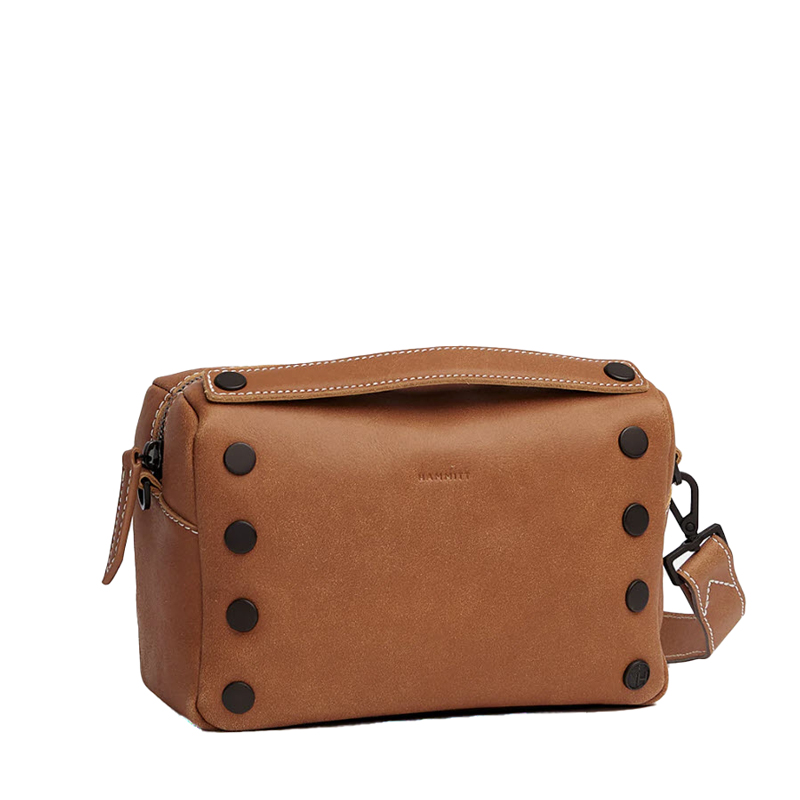 Hammitt Evan Crossbody, Saddlebrown and Bronze Hardware