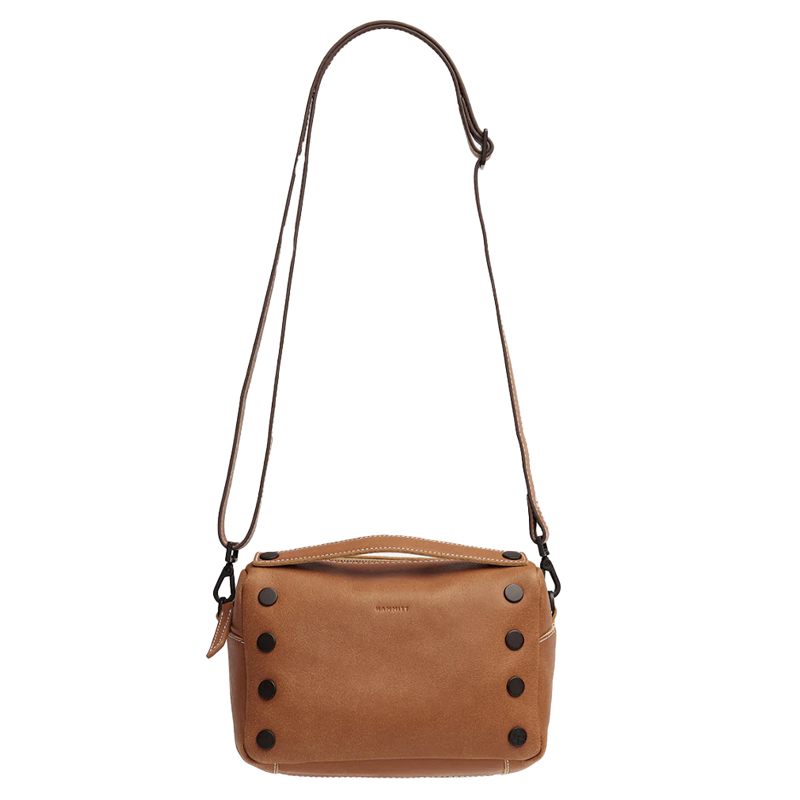 Hammitt Evan Crossbody, Saddlebrown and Bronze Hardware