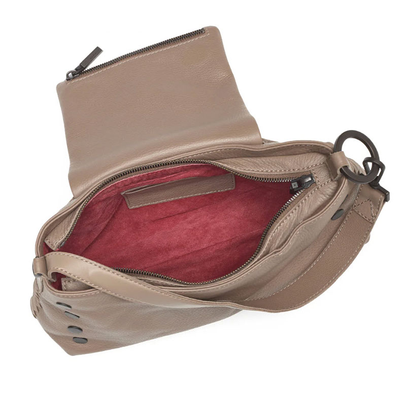 Hammitt VIP Satchel Shoulder Bag, Echo Taupe and Bronze