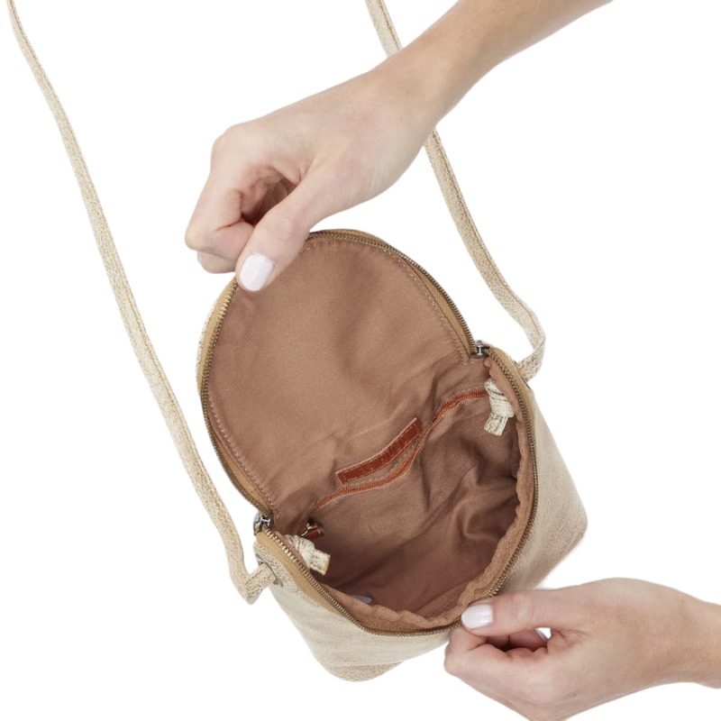 HOBO Fern Crossbody, Gold Leaf