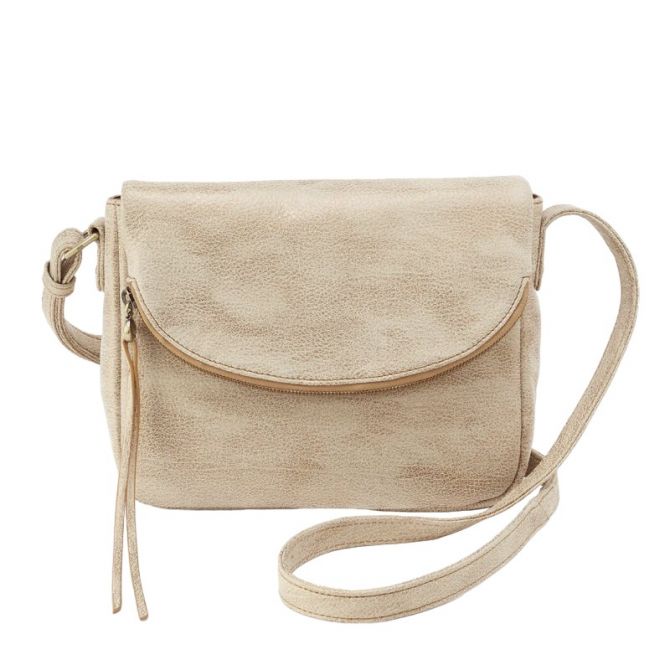 HOBO Fern Messenger Crossbody, Gold Leaf