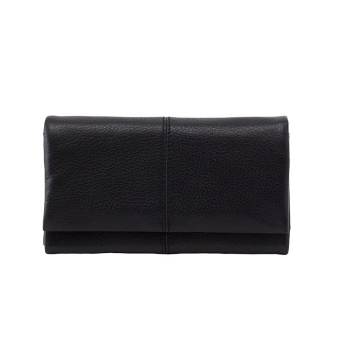 HOBO Keen Continental Wallet, Black