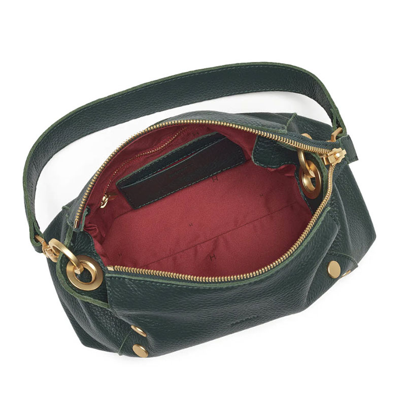 Hammitt Bryant Medium Top Handle Bag, Grove Green and Brushed Gold Hardware