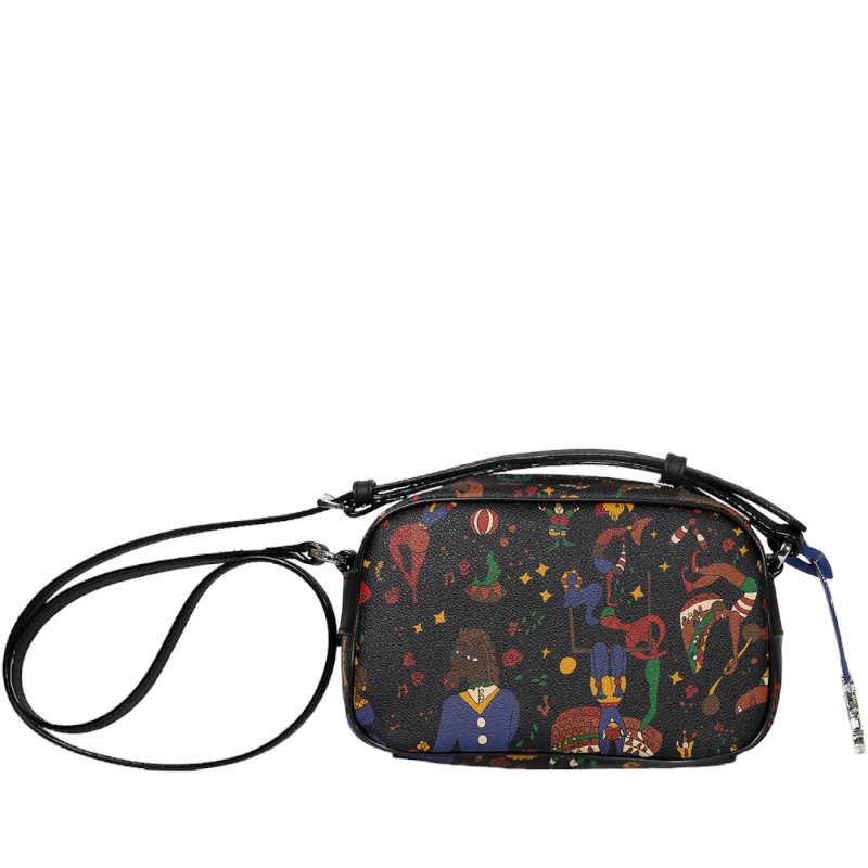 Piero Guidi Magic Circus Diana Tracollina Sling Bag, Black