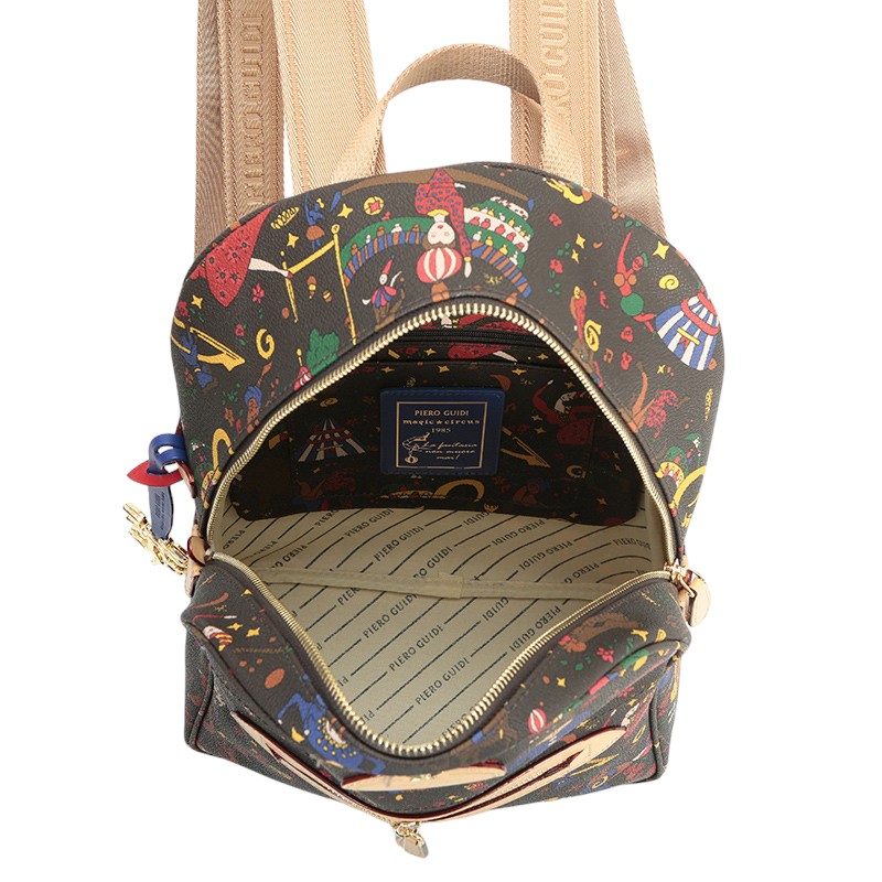 Piero Guidi Magic Circus Zaino Backpack, Brown