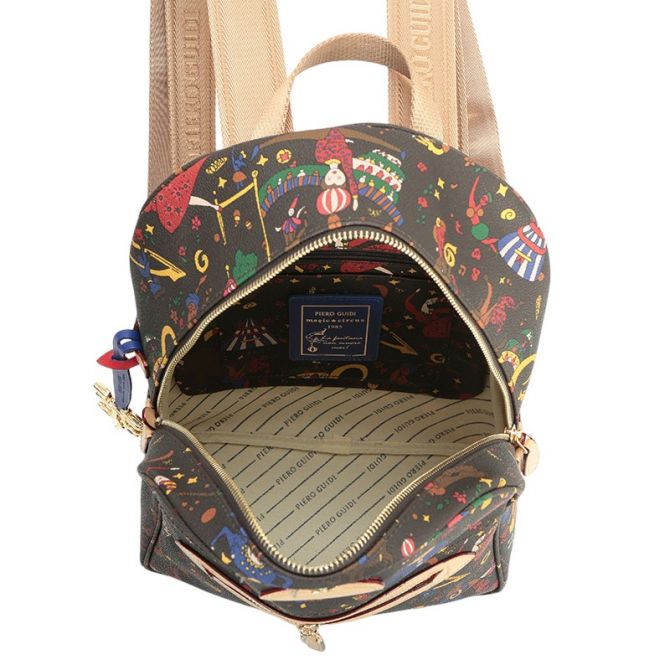 Piero Guidi Magic Circus Zaino Backpack, Brown | L15L34038-95