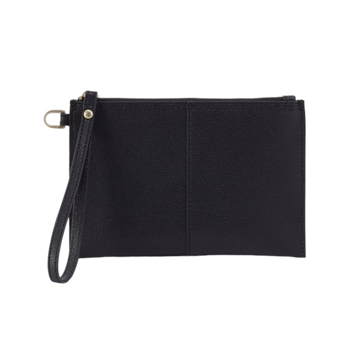 HOBO Vida Small Pouch, Black in Micro Pebbled Leather