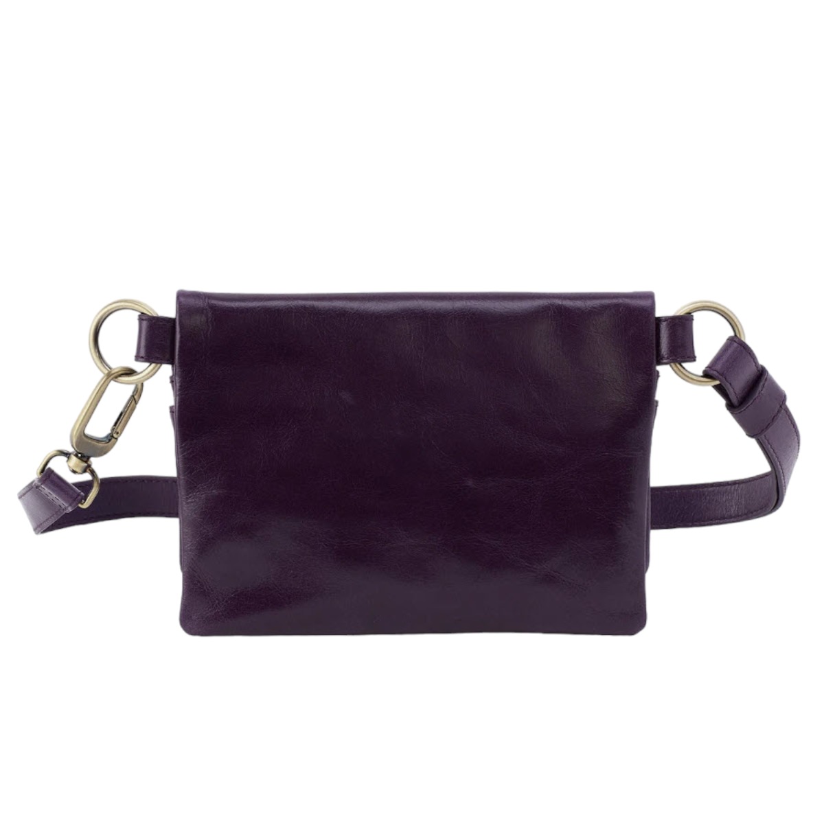 HOBO Winn Belt Bag, Deep Purple in Polished Leather