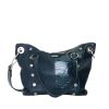 Hammitt Daniel Medium Top Handle Bag, Dipped Teal and Brushed Silver Hardware