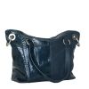 Hammitt Daniel Medium Top Handle Bag, Dipped Teal and Brushed Silver Hardware