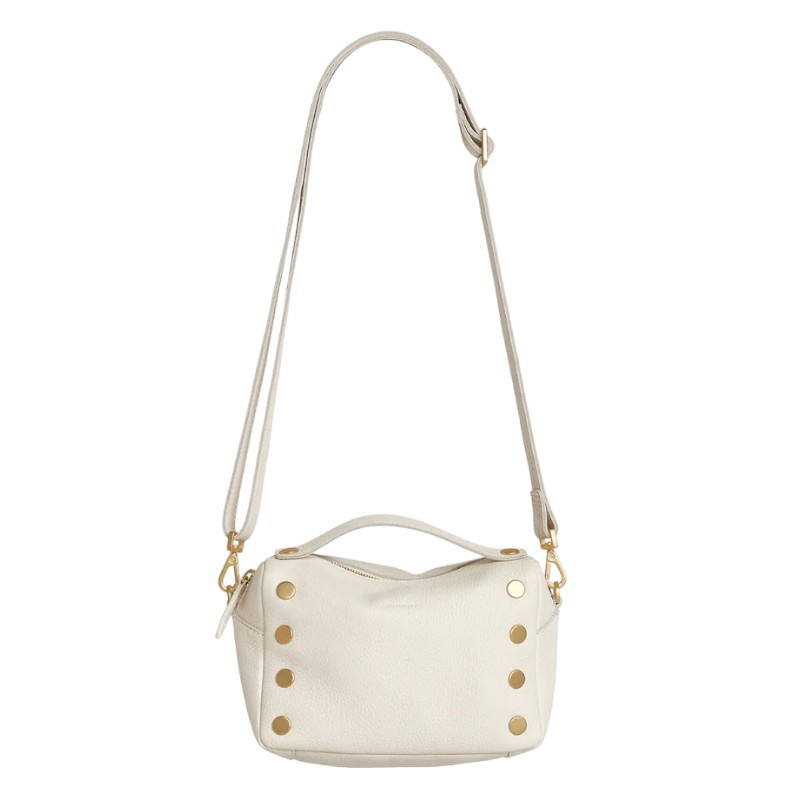 Hammitt Small Evan Crossbody, Calla Lily White and Brushed Yellow Gold Hardware