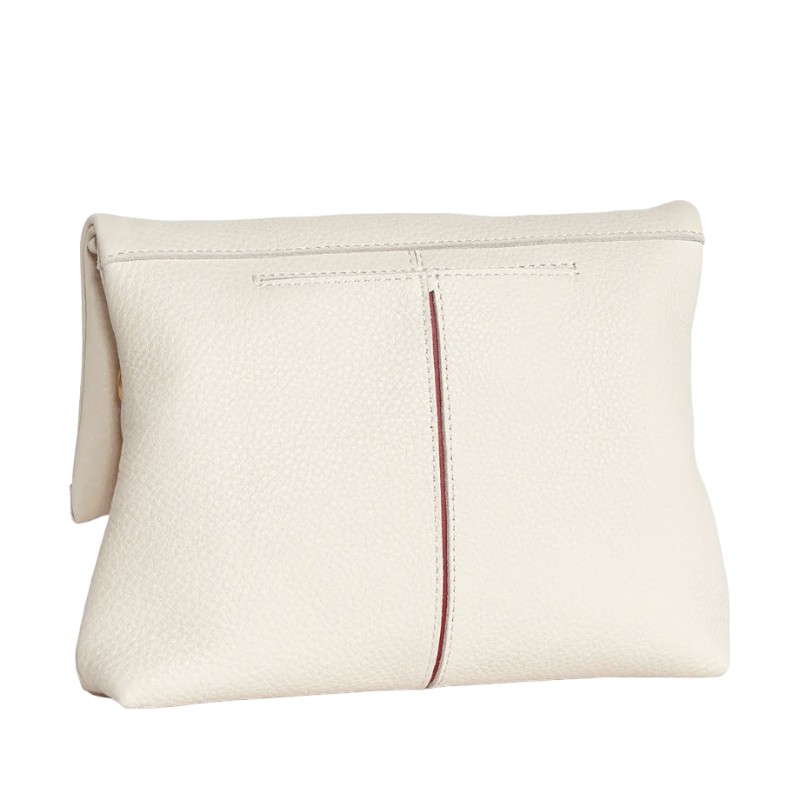 Hammitt VIP Medium Crossbody Clutch, Calla Lily White and Brushed Yellow Gold Hardware