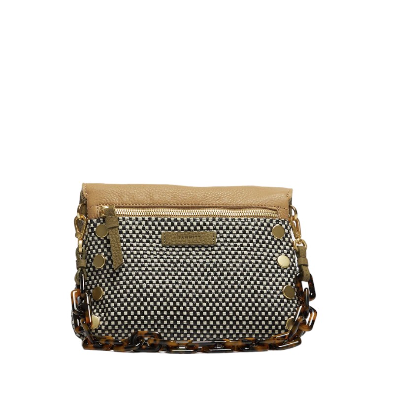 Hammitt Dillon Small Crossbody Bag, California Weekend Pattern and Brushed Yellow Gold Hardware