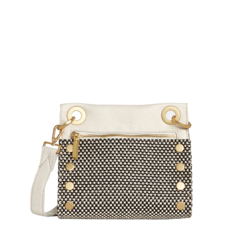 Hammitt Tony Small Crossbody Bag, California Weekend Pattern and Brushed Yellow Gold Hardware