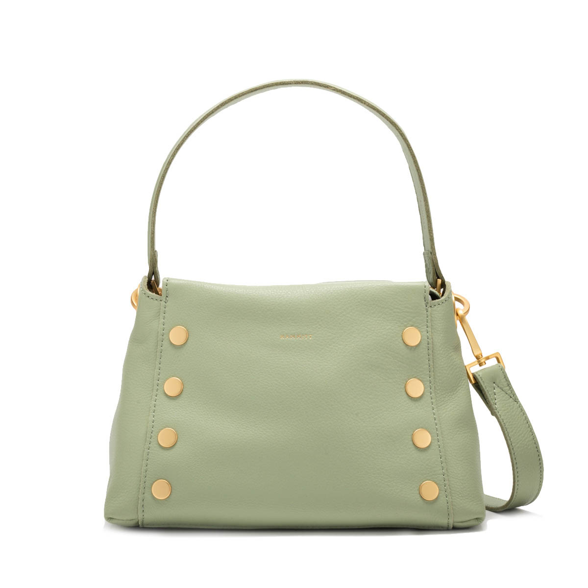 Hammitt Bryant Medium Top Handle Crossbody, Cypress Sage and Brushed Yellow Gold Hardware