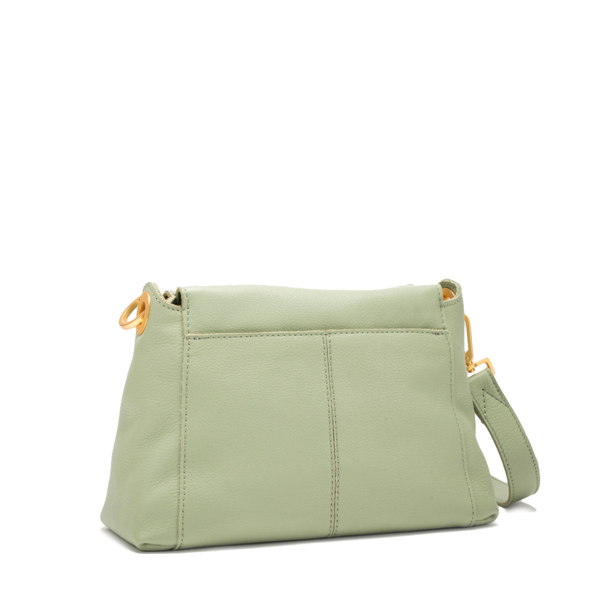 Hammitt Bryant Medium Top Handle Crossbody, Cypress Sage and Brushed Yellow Gold Hardware