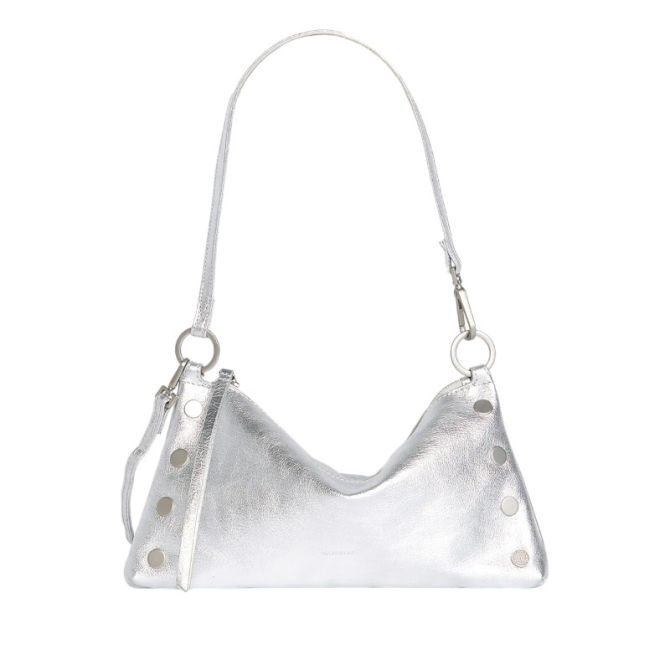 Hammitt Kyle Shoulder Bag, Sidewalk Silver and Brushed Silver Hardware