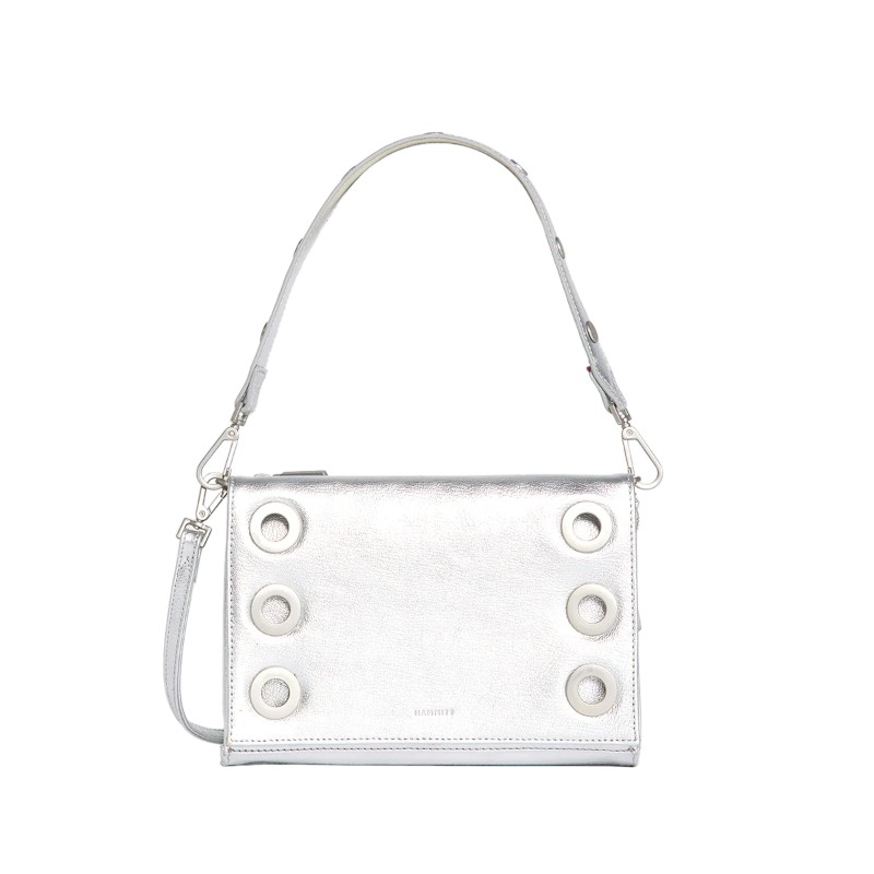 Hammitt Small Montana Clutch, Sidewalk Silver and Brushed Silver Hardware